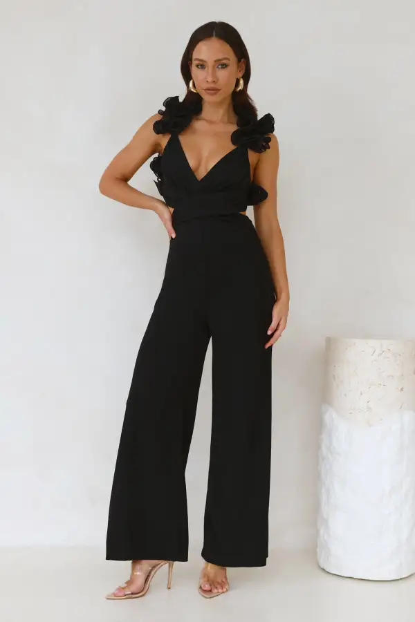 Worthy Moment Jumpsuit Black