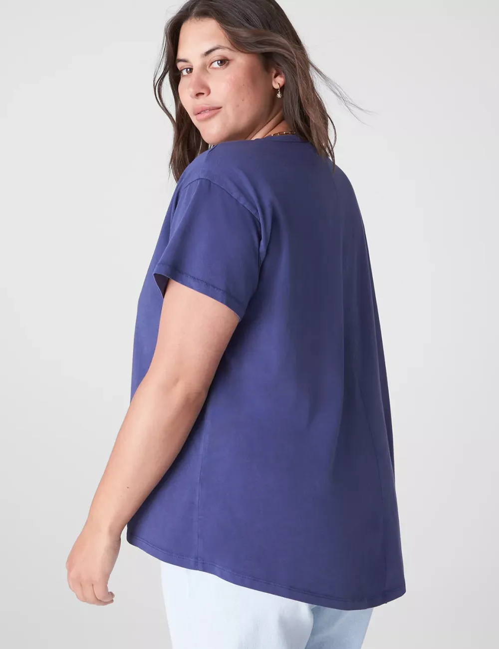 Swing Crew-Neck High-Low Tee