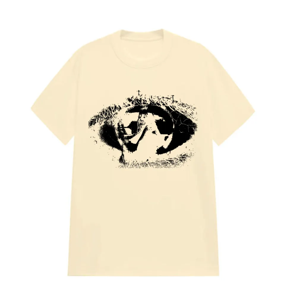 EVIL EYE DESIGNED PATTERN PRINTED TEE