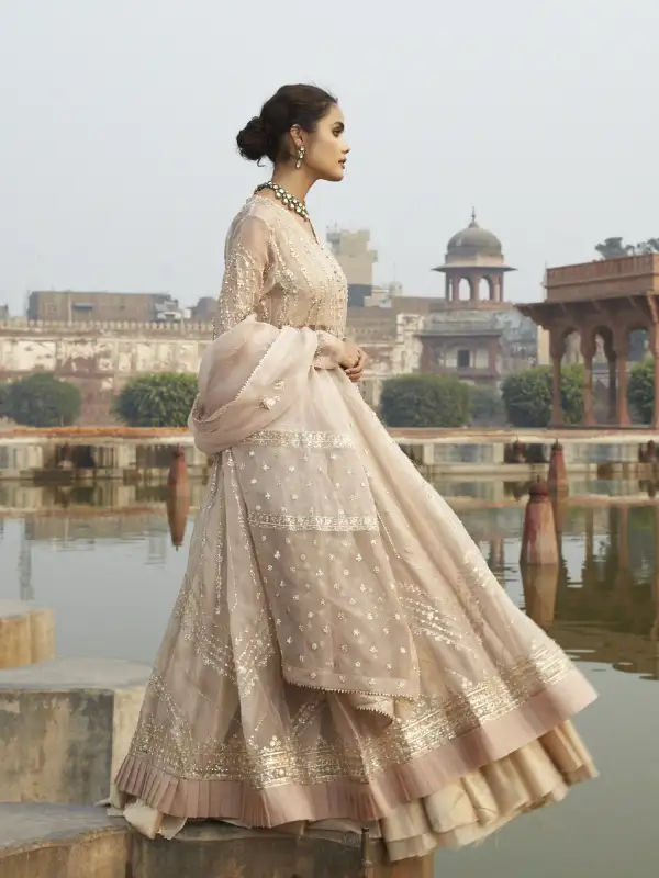 KALIDAR W/ SEAMLESS LEHENGA & DUPATTA