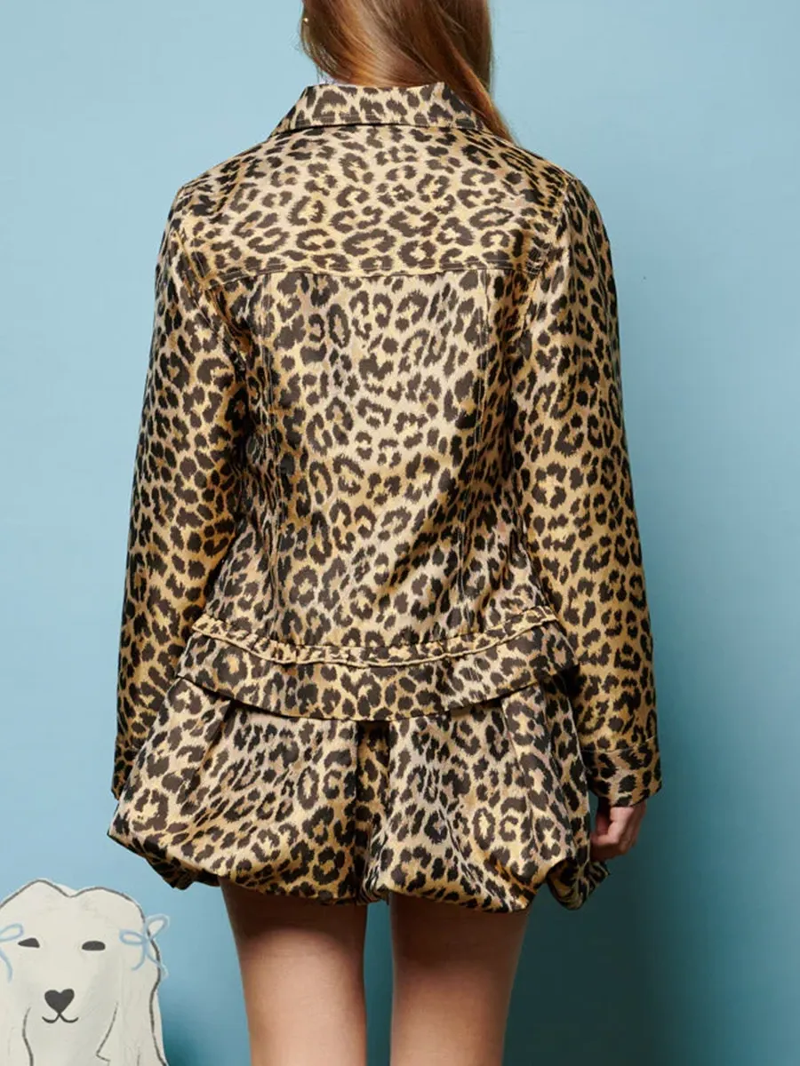 Lola Leopard Jacquard Jacket