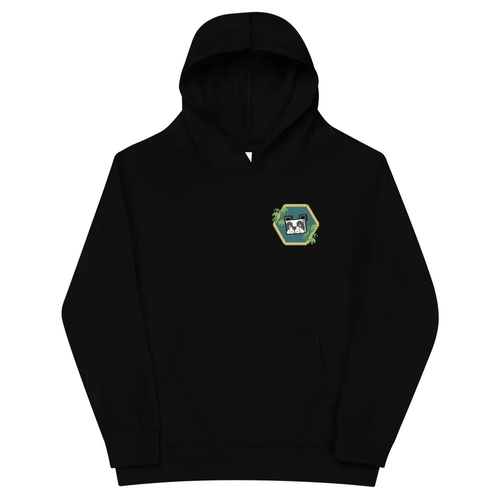 Minecraft Trails & Tales Panda Badge Kids Hoodie