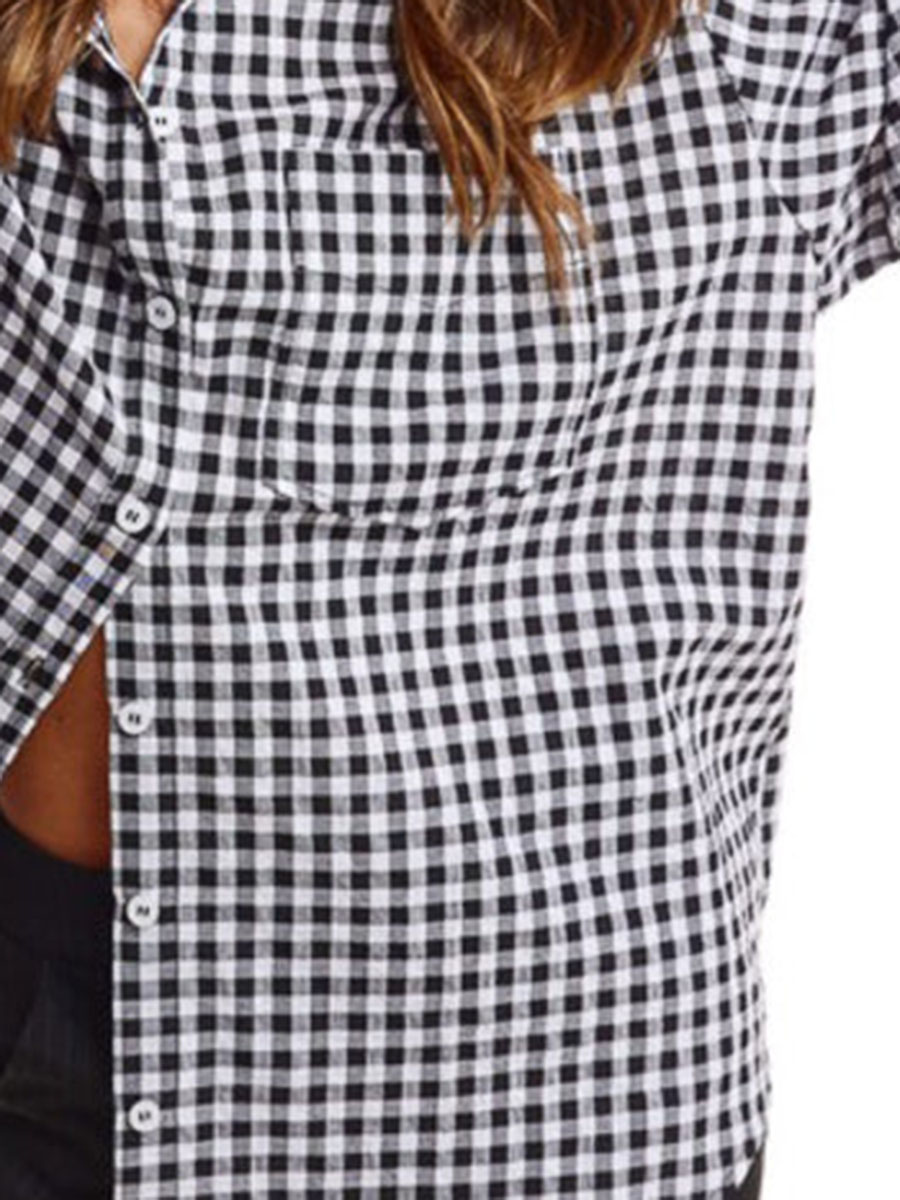 Gingham Oversized Shirt