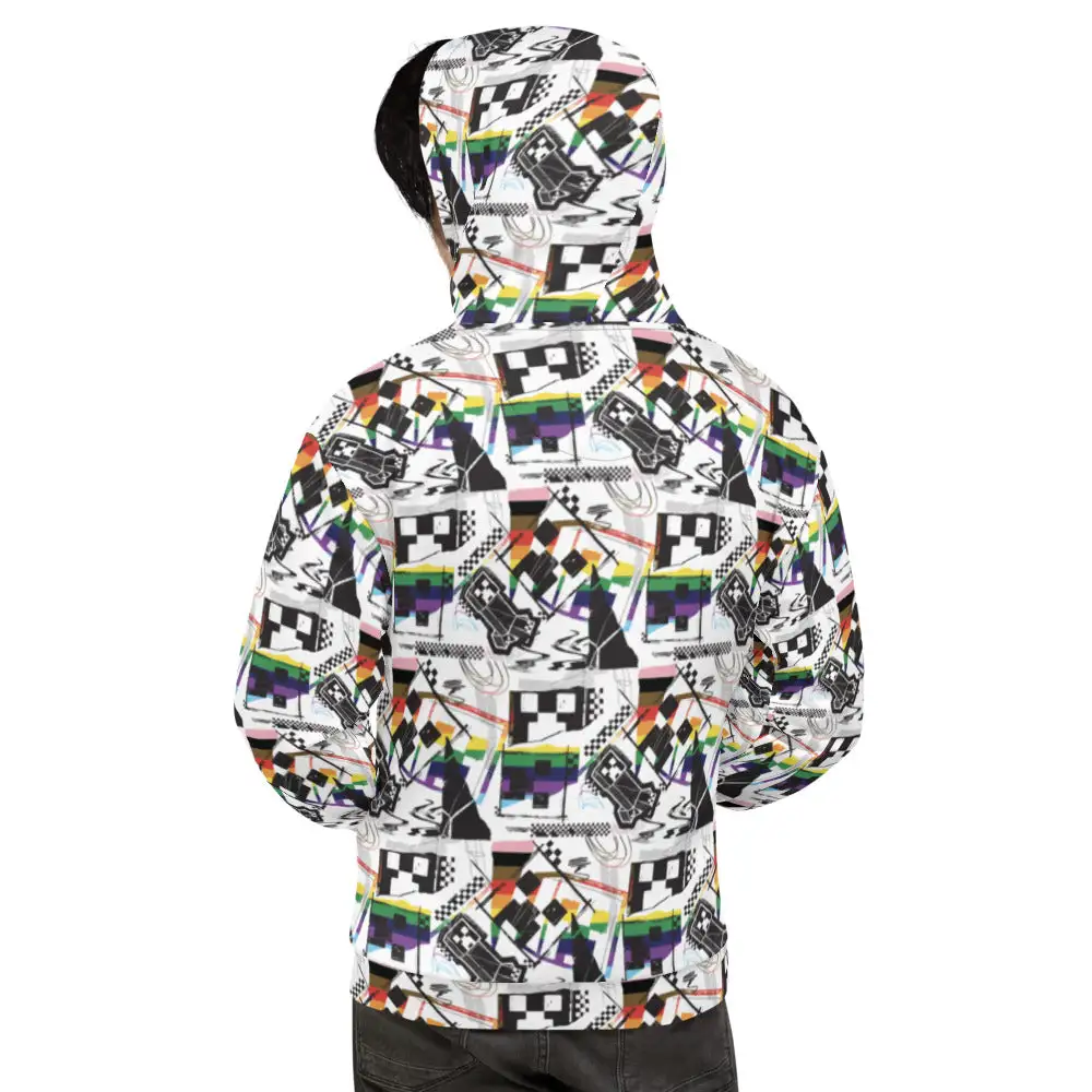 Minecraft Rainbow Adult Hoodie