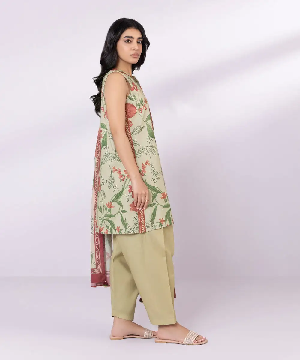 2 Piece - Printed Lawn Suit