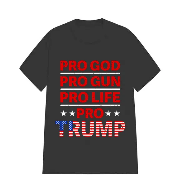 PRO GOD PRO LIFE PRINTED TEE