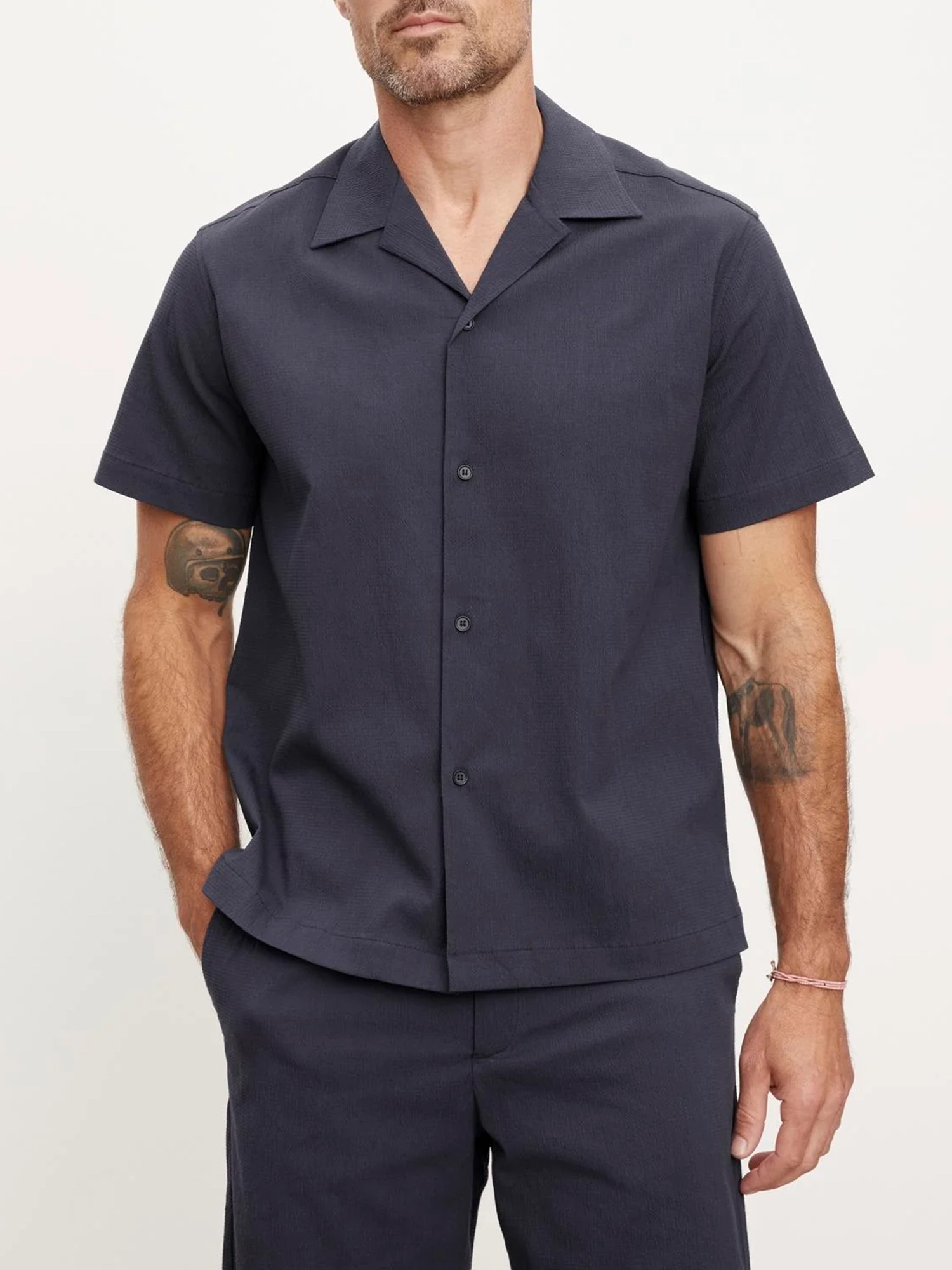 Solid Business Shortt Sleeve Shirts