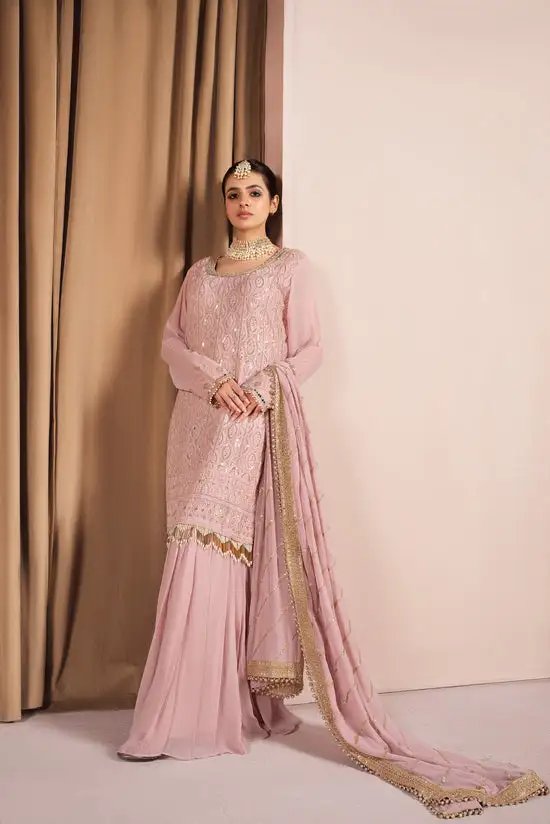 Mehr 3PCS  EMBROIDERED SUITS