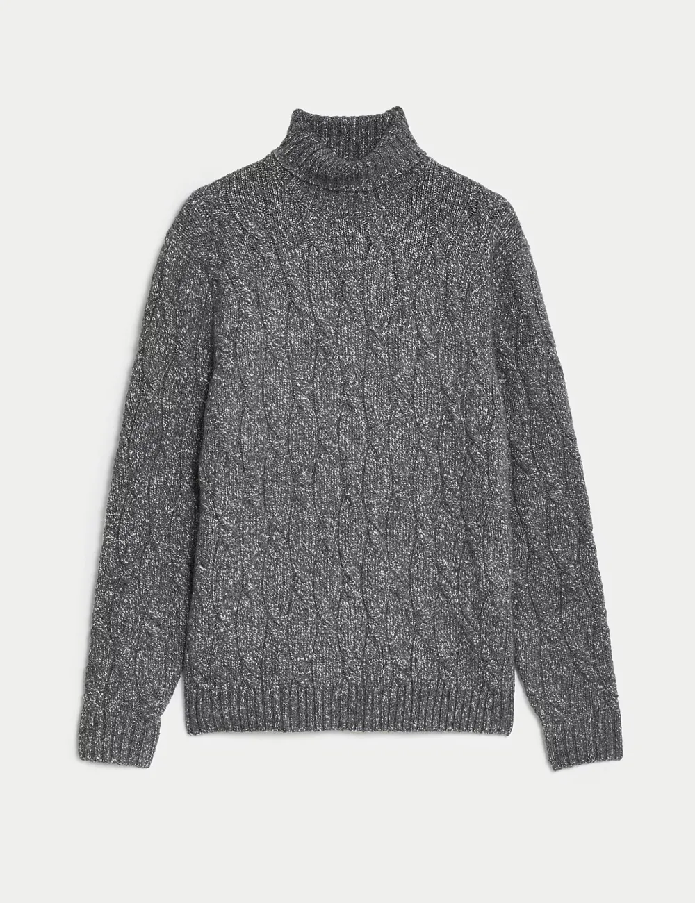 Cable High Neck Jumper