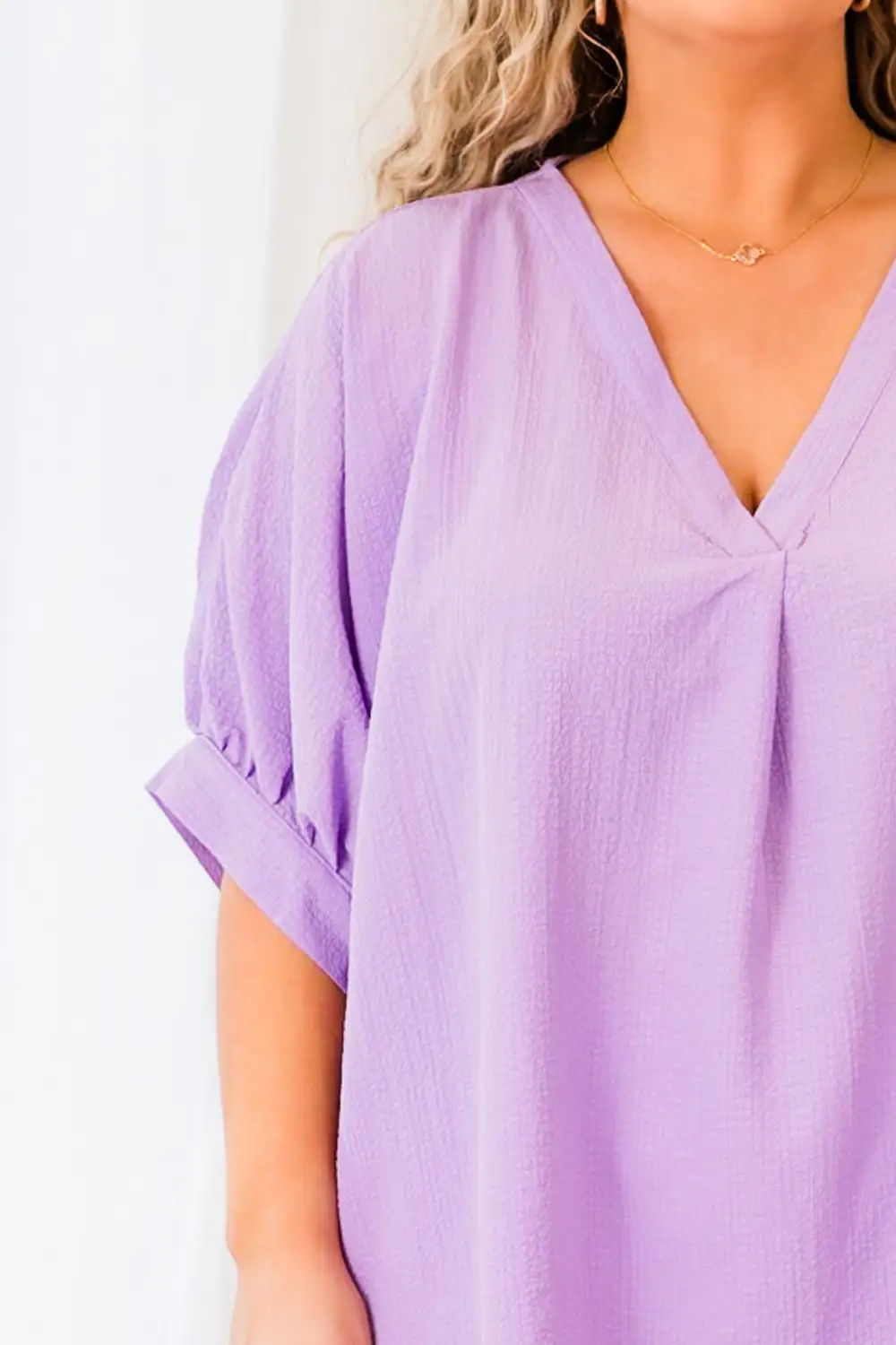 Social Scene Top, Lavender