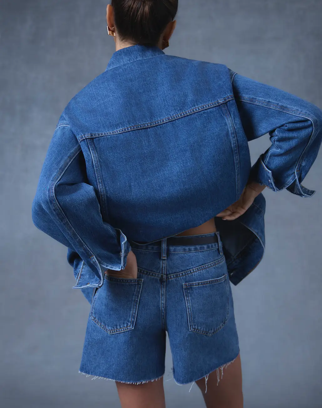 Longline Denim Jacket