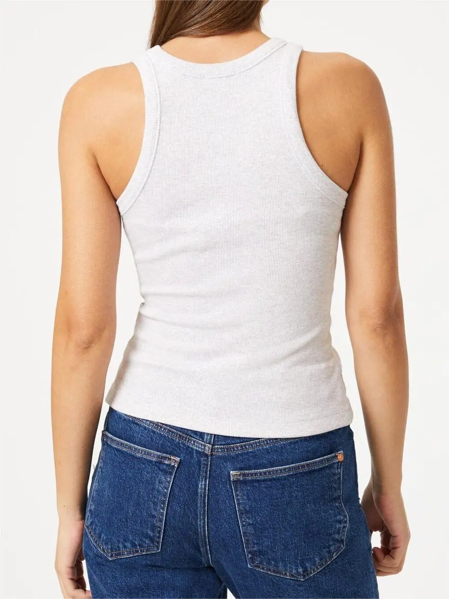 Racer Back Crew Neck Tank Top