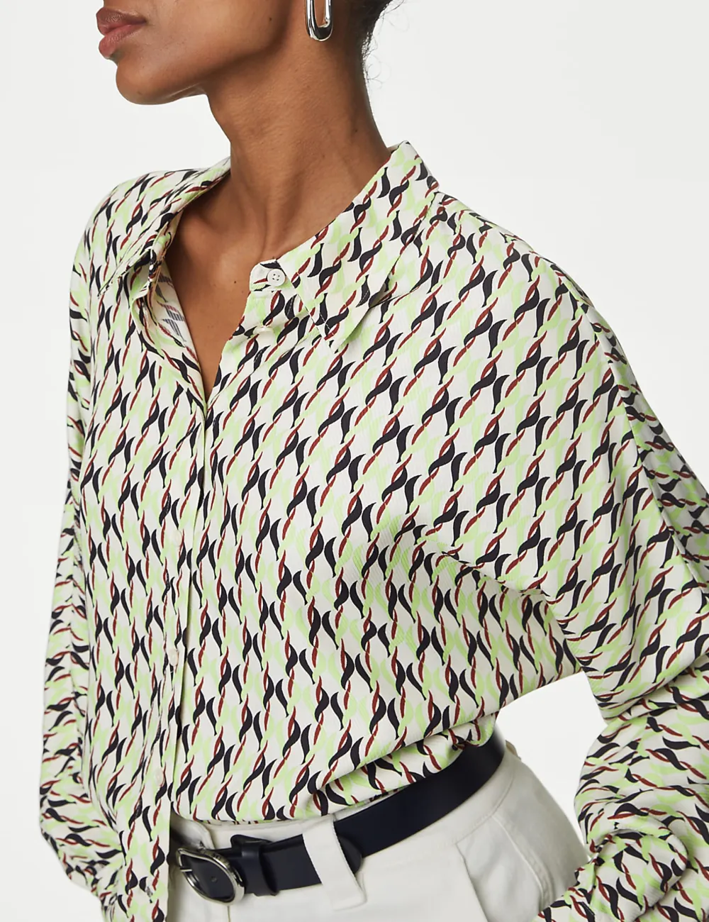 Printed Collared Shirt