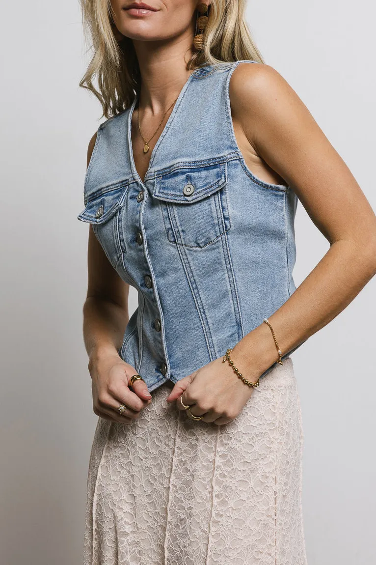 MABEL DENIM VEST