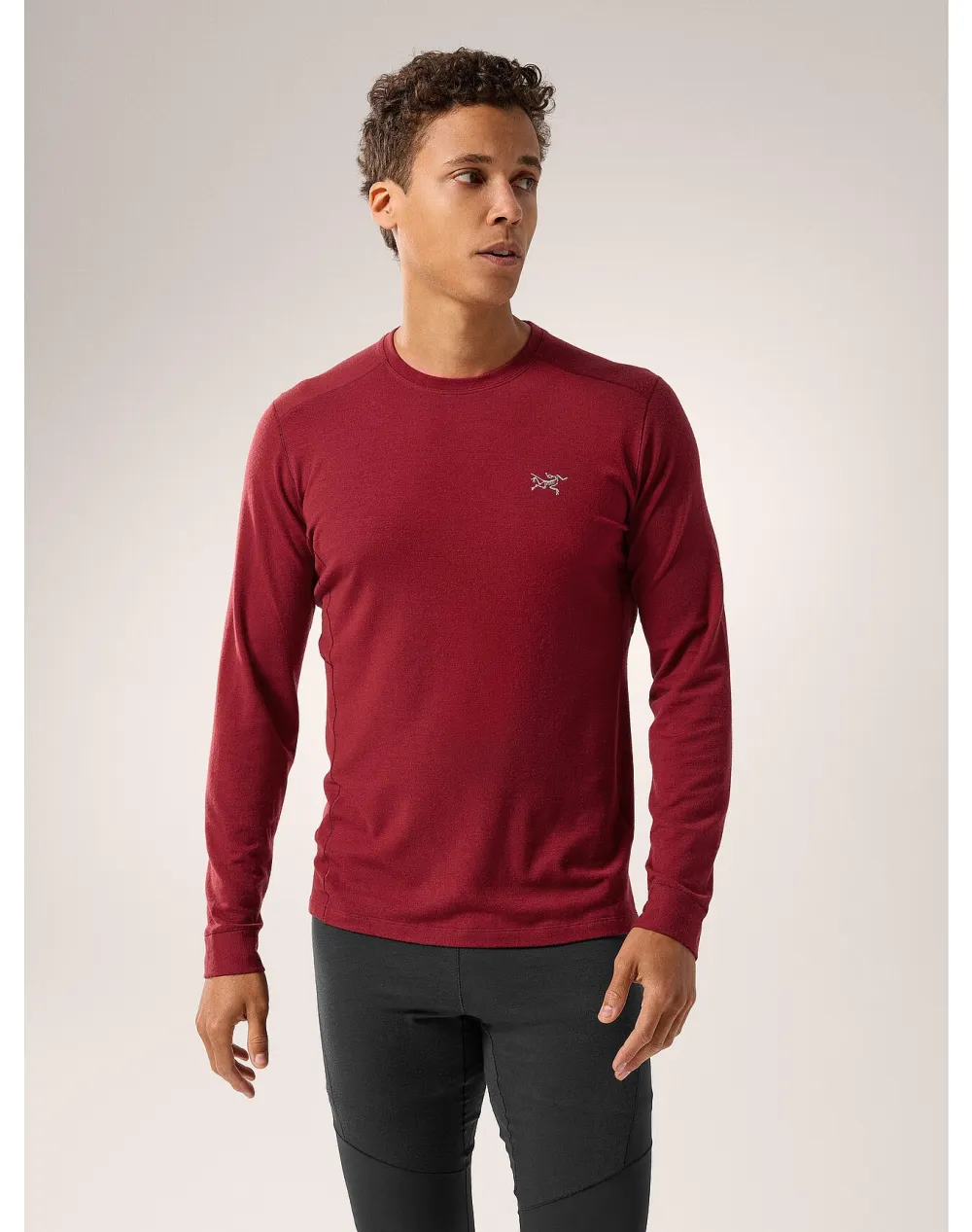 Rho Merino Wool Crew Neck LS Men's