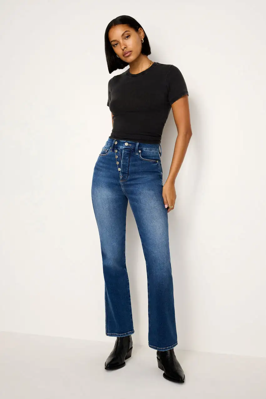 GOOD CURVE STRAIGHT SUPER COMPRESSION JEANS