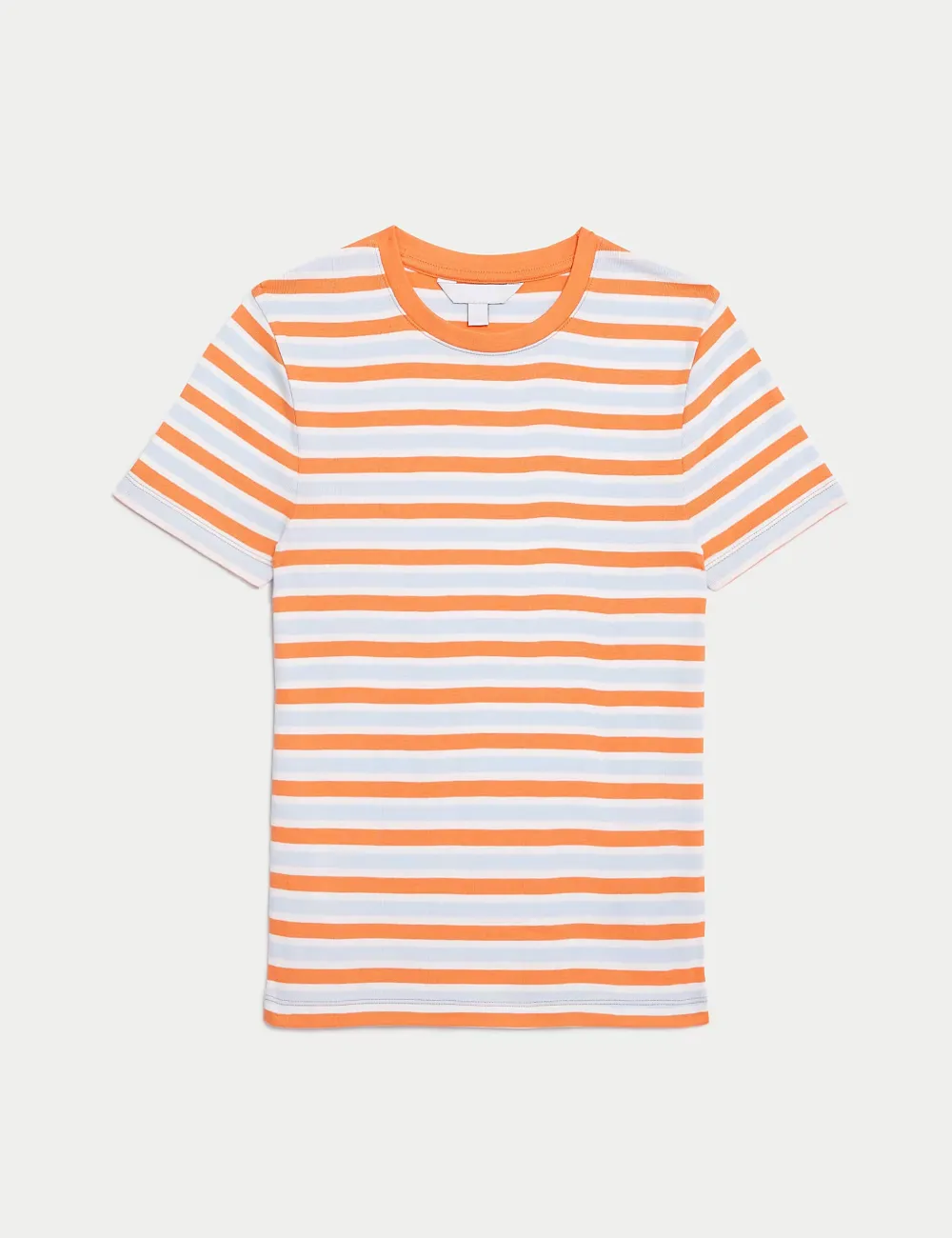 Pure Cotton Striped Slim Fit T-Shirt