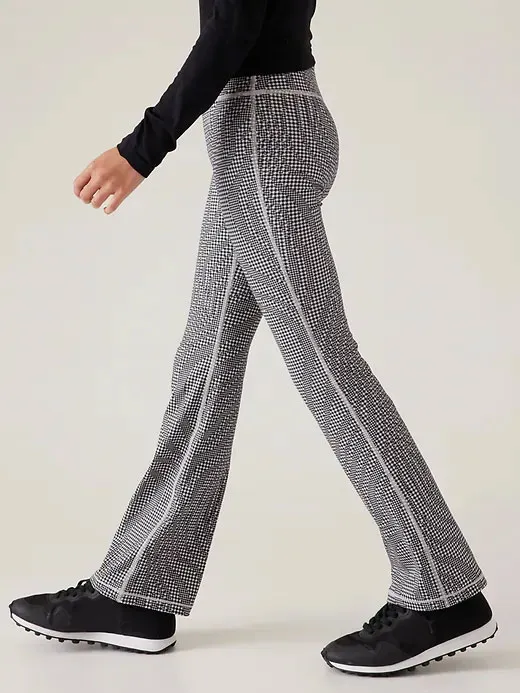 LATTICE HIGH RISE FLARE PANT