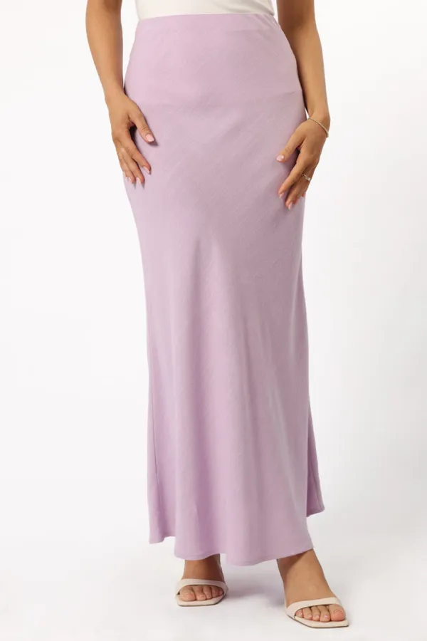 NELLE MIDI SKIRT - LILAC