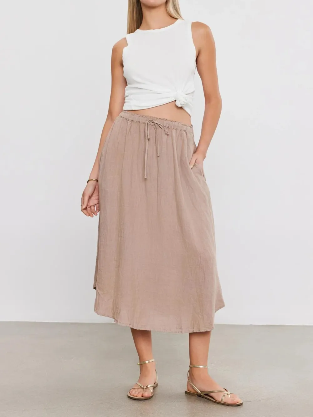 Nemy Linen Skirt