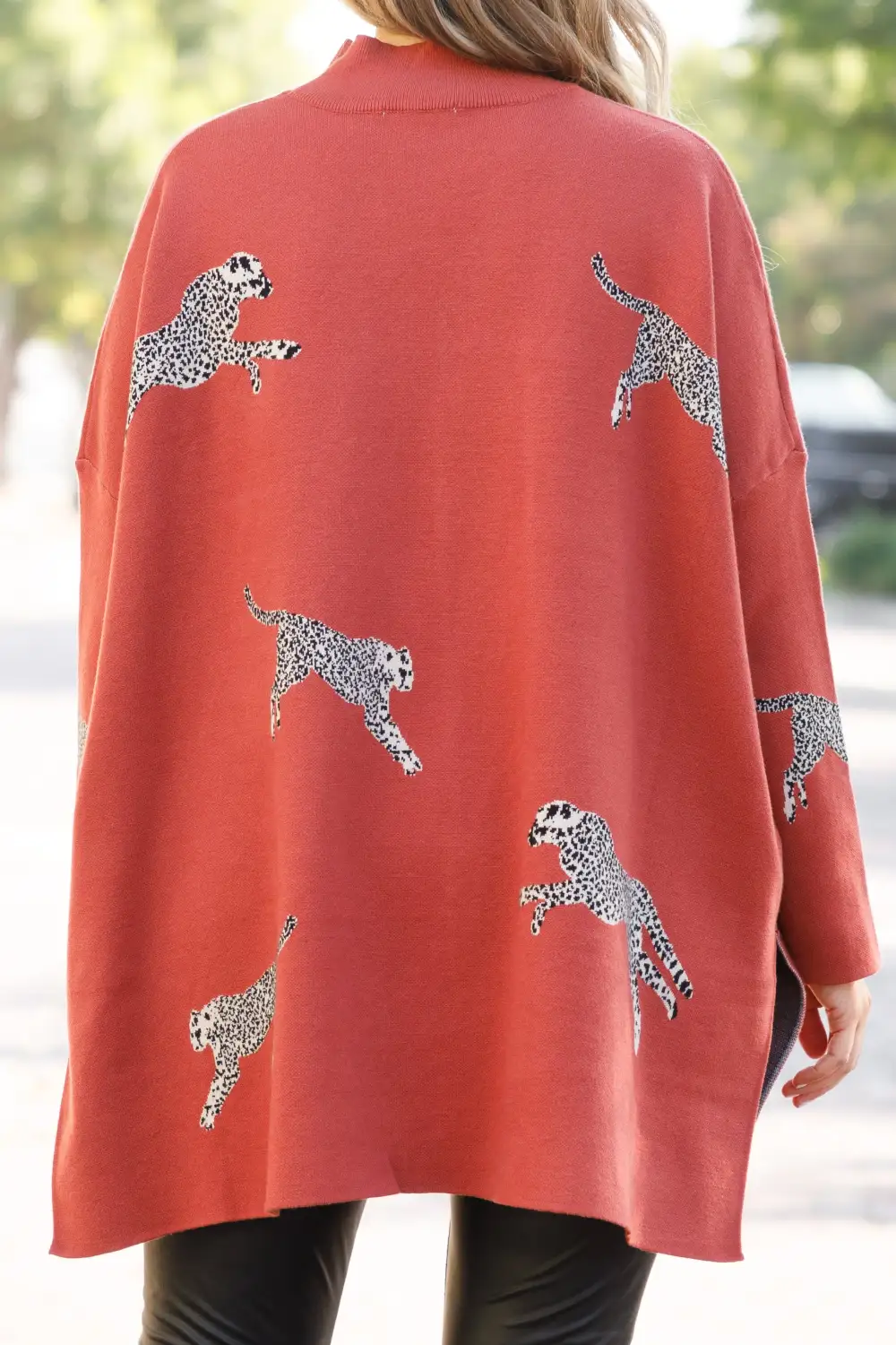 Mother Of The Jungle Sweater, Rust