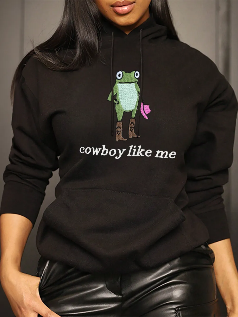 CowBoy Like Me Pattern Hoodie