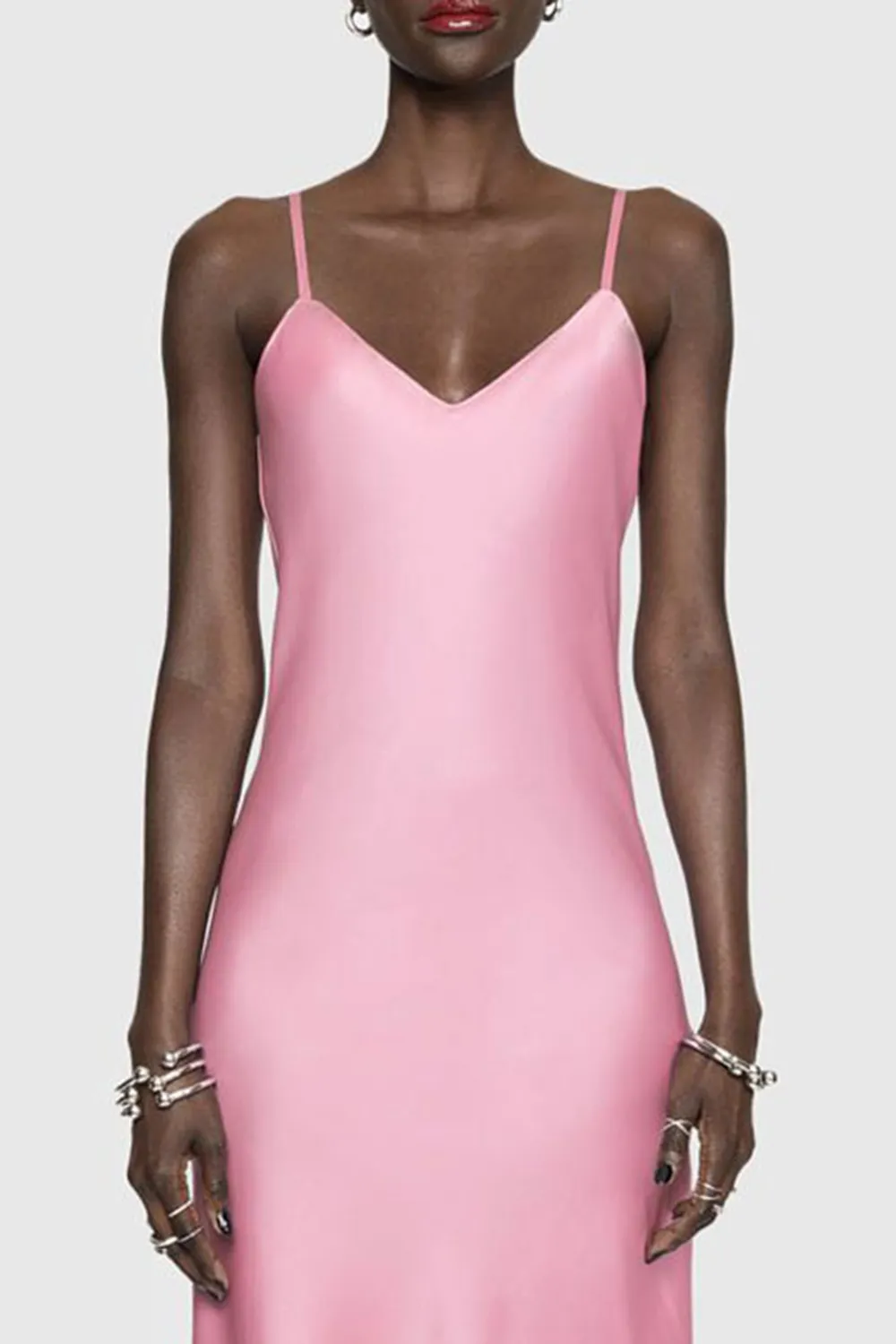 Pink Sleeveless Dress