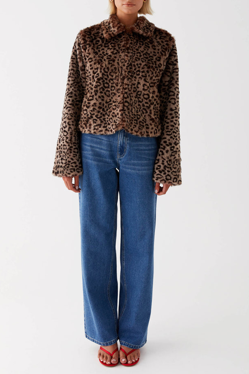 Raleigh Fur Jacket - Leopard