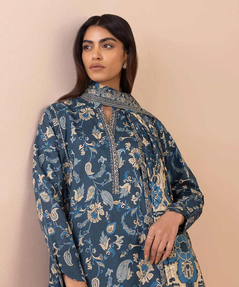 2 Piece - Printed Lawn Suit