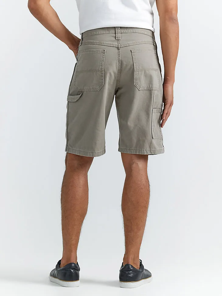 MEN'S WRANGLER AUTHENTICS® LOOSE FIT CARPENTER SHORT IN MILITARY KHAKI