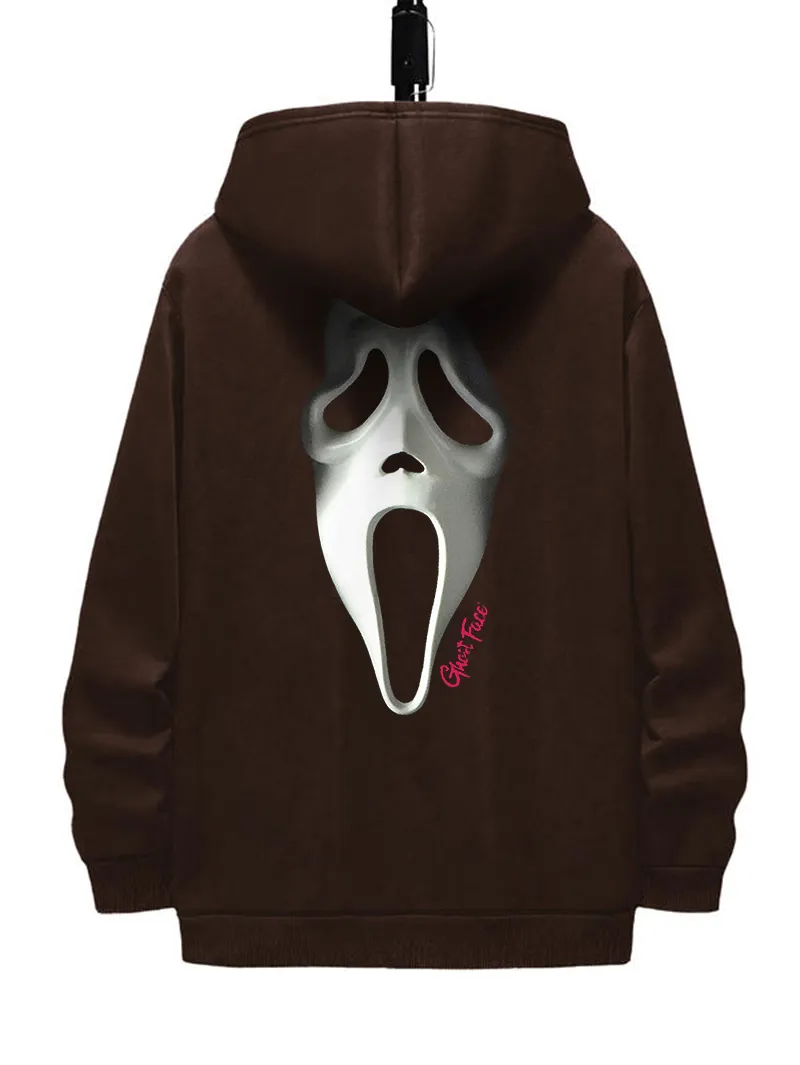 Ghost print hoodies how perfect and cozy piece for your Halloween day