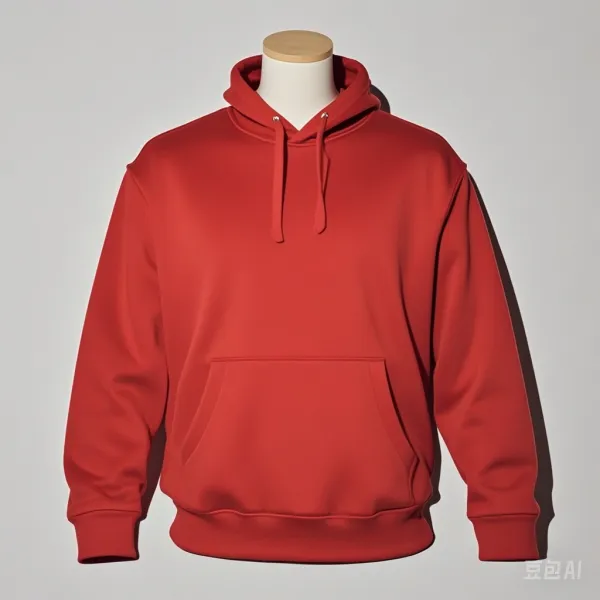 Loose Hoodie - Red