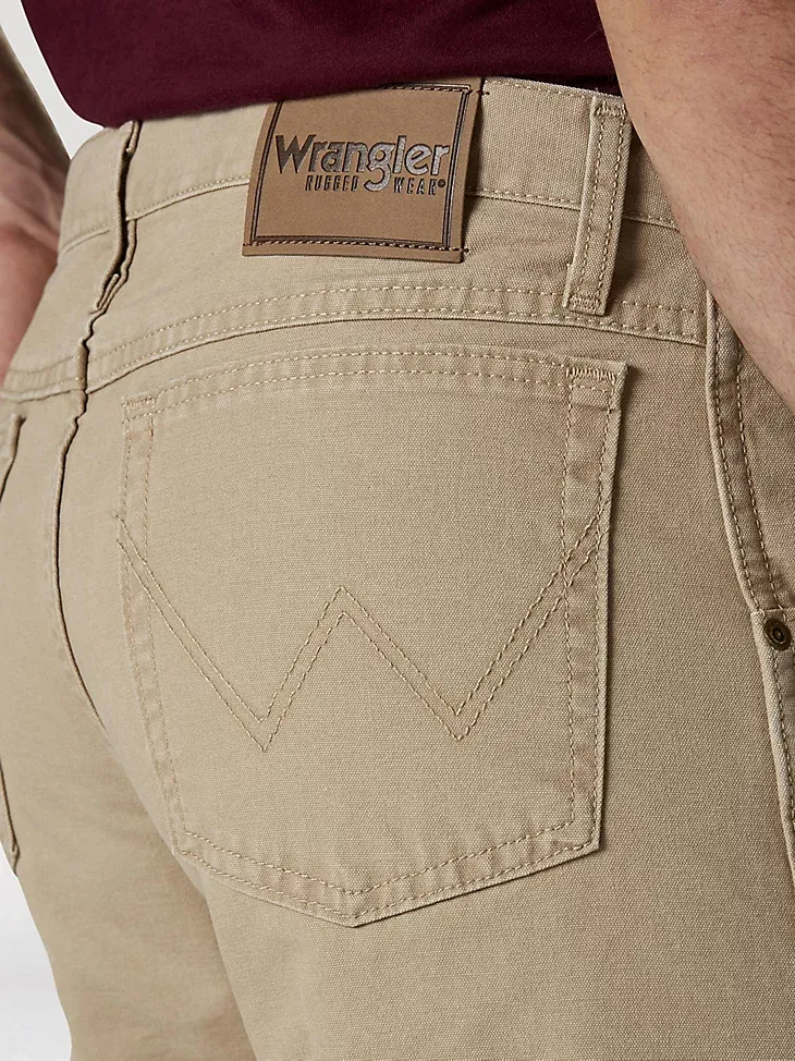 WRANGLER RUGGED WEAR® RELAXED FIT MID RISE JEAN IN GOLDEN KHAKI