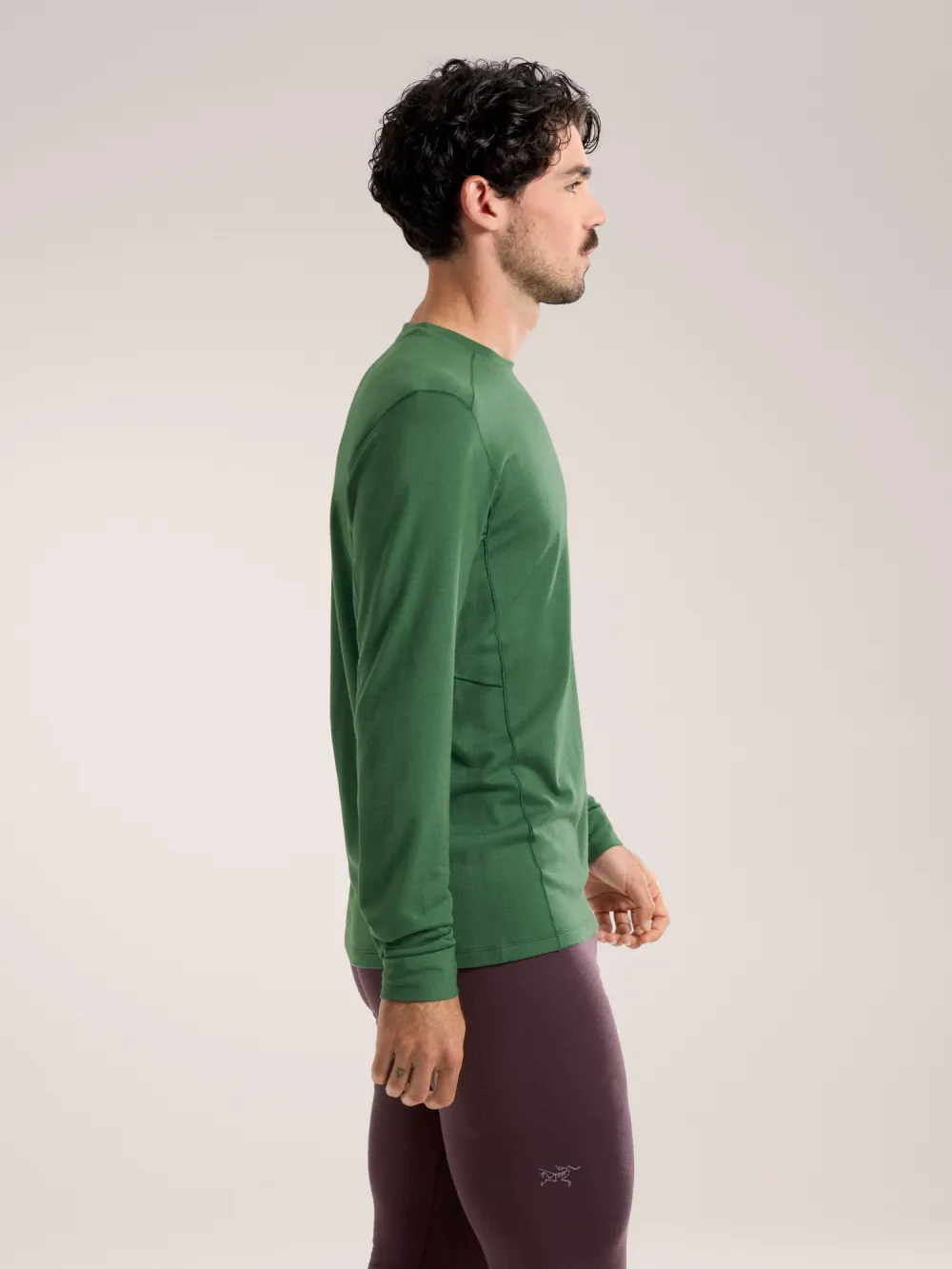 Rho Merino Wool Crew Neck LS Men's