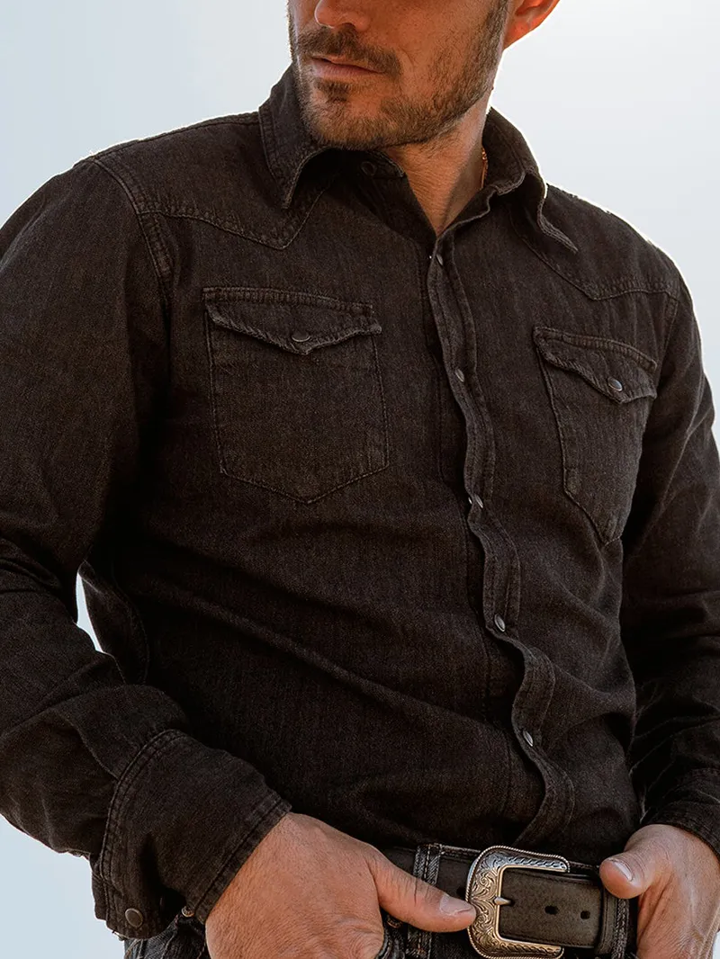 Modern Denim Western Shirt