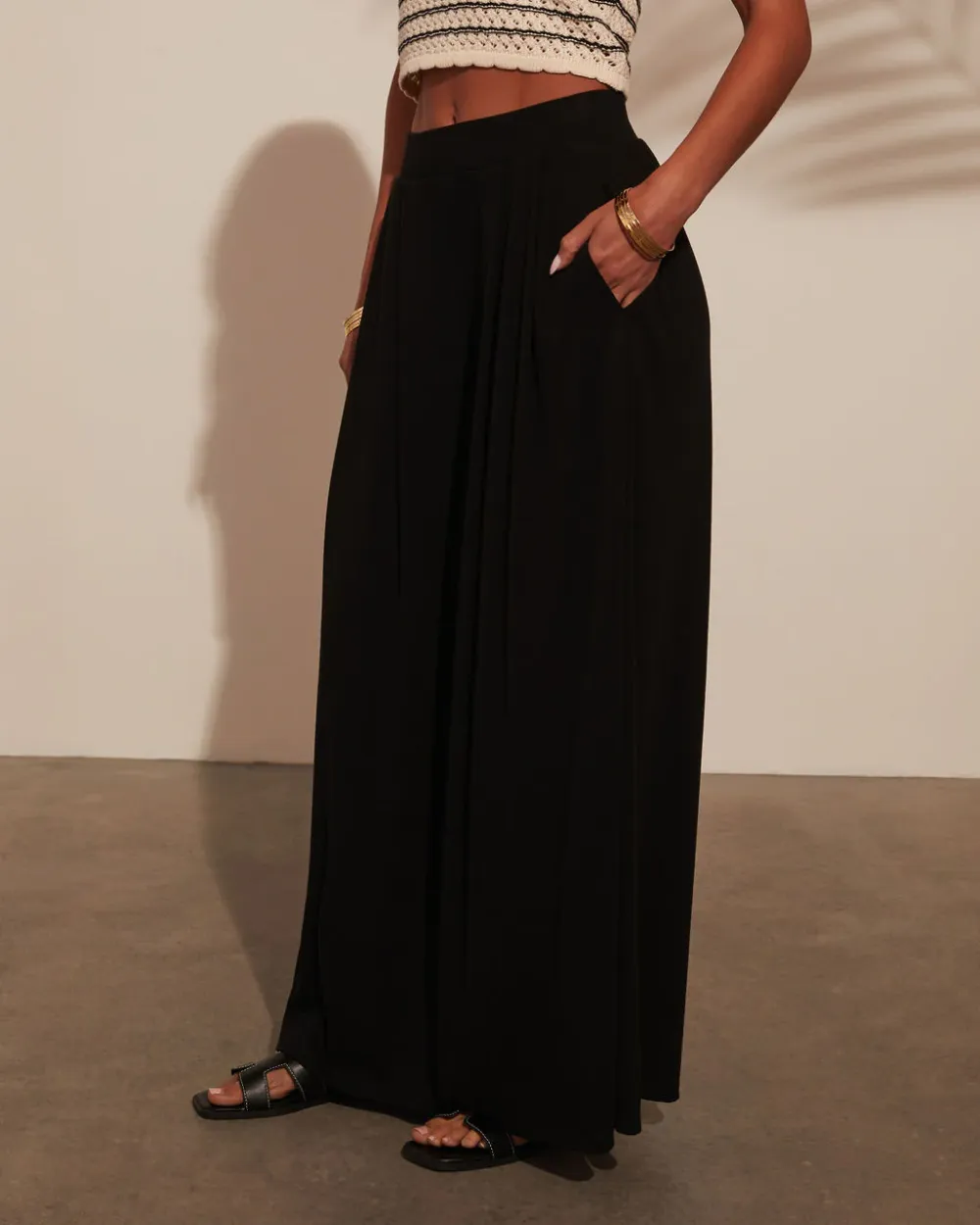 Tatum High Waisted Wide Leg Pants