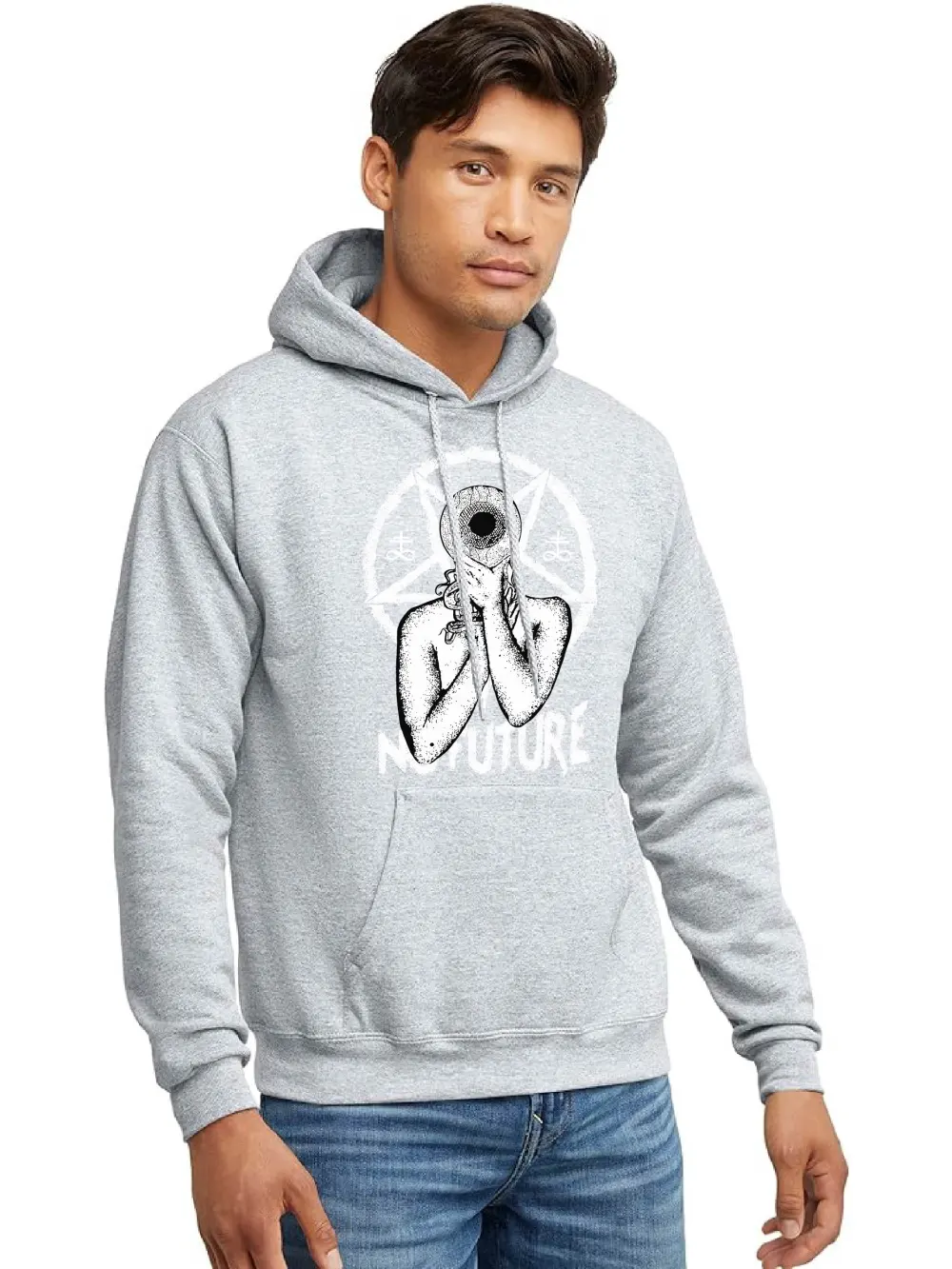 HORROR EYES VINTAGE GRAPHIC HOODIE