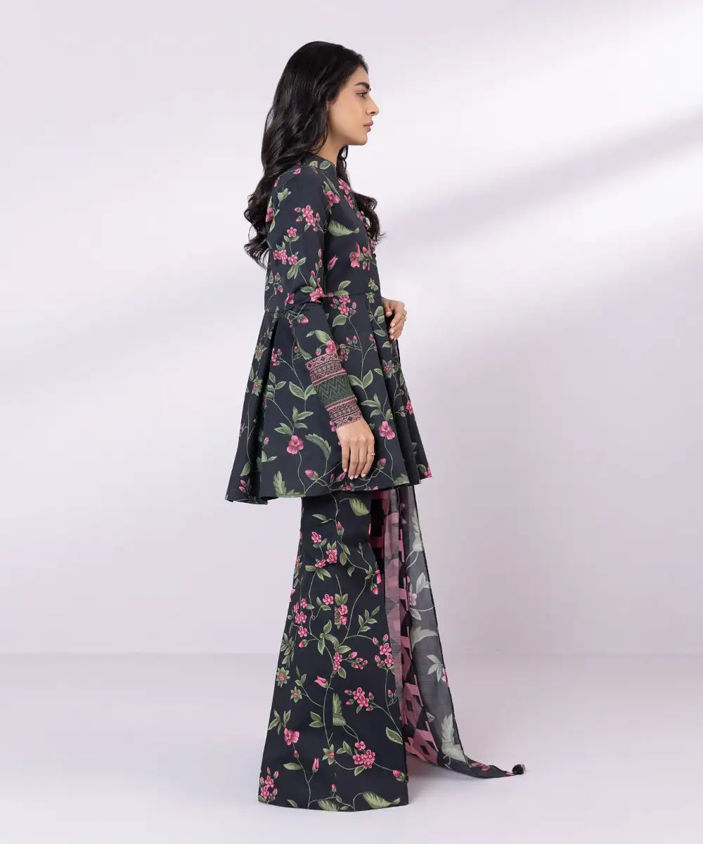 3 Piece - Printed Lawn Suit