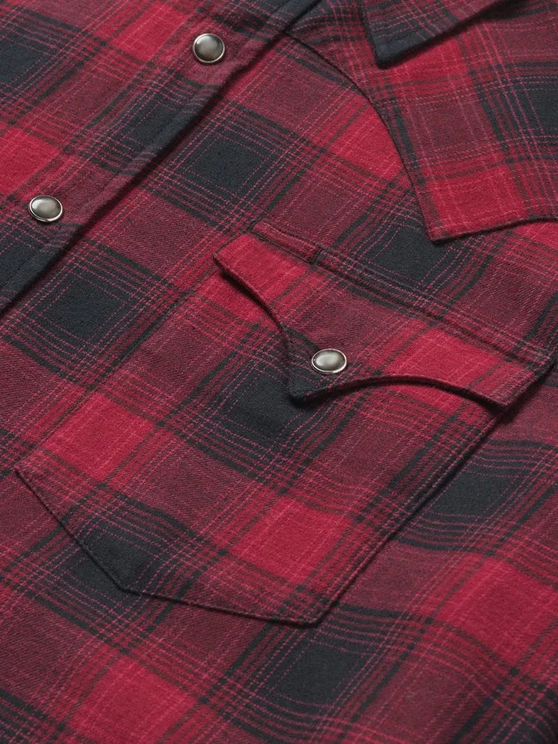 Brushed Twill Plaid Shirt