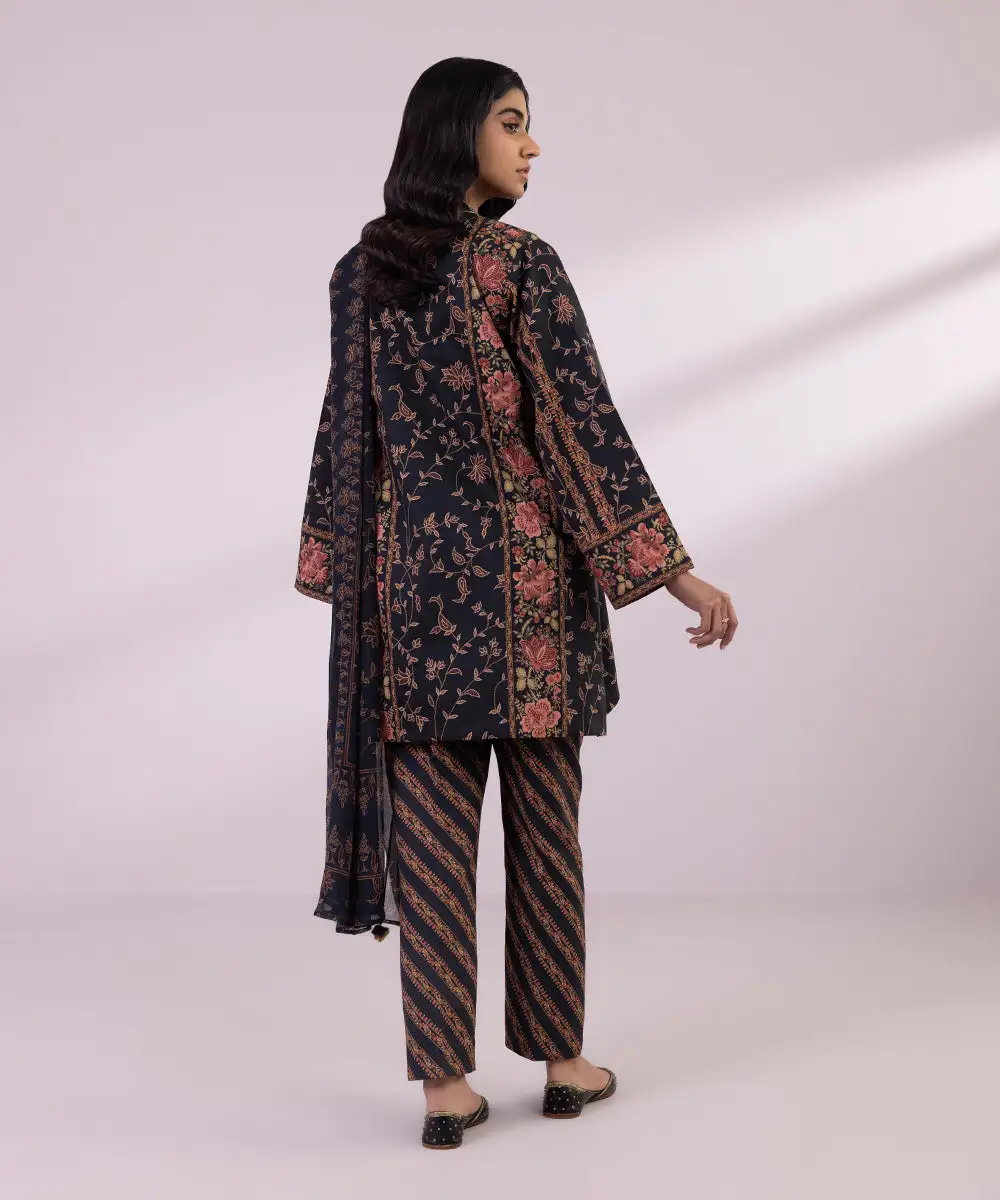 3 Piece - Printed Lawn Suit