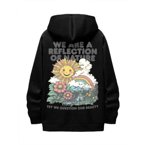 We are a reflection of nature  Women's hoodie