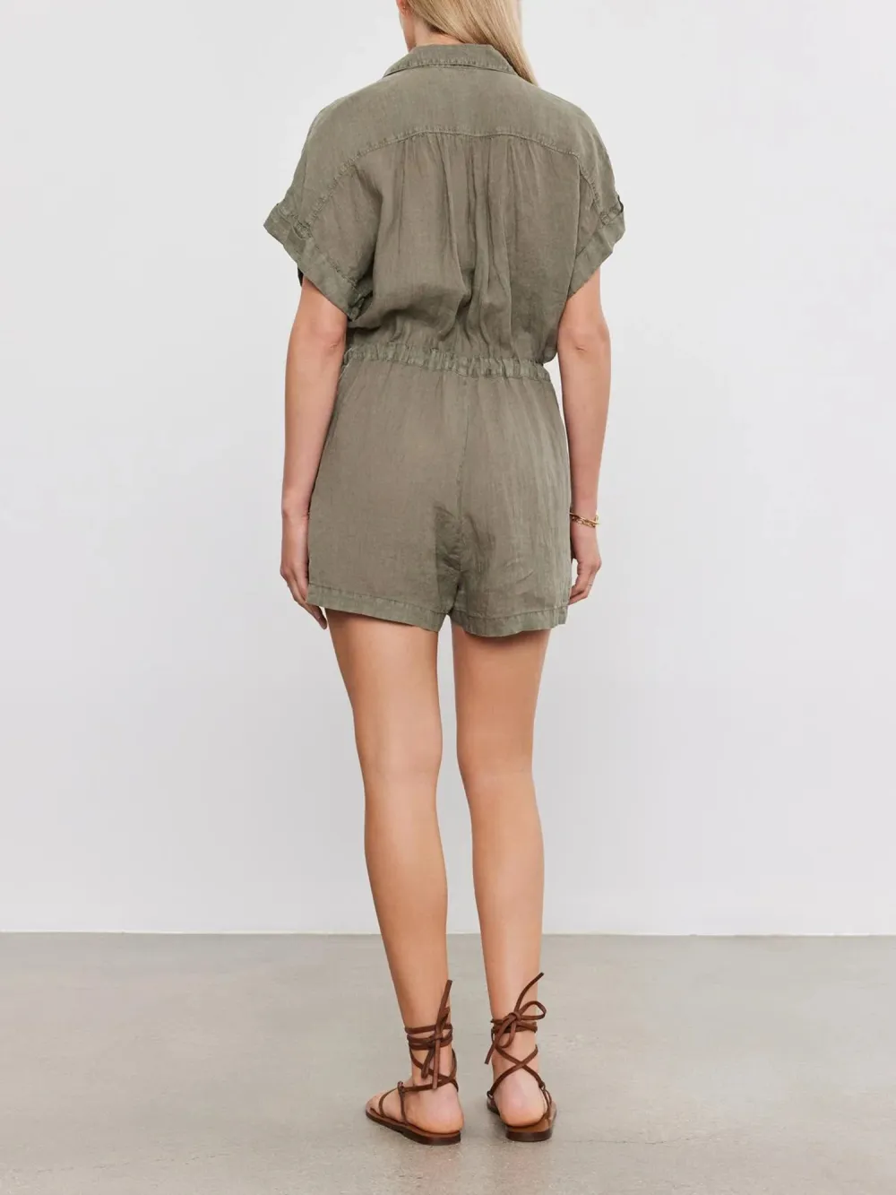 Clare Linen Romper