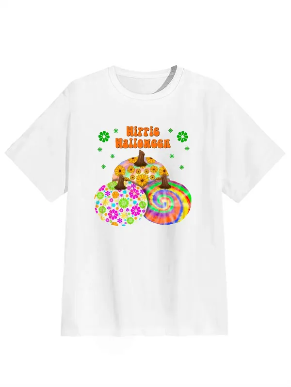 Hippie Halloween Graphic T-shirt