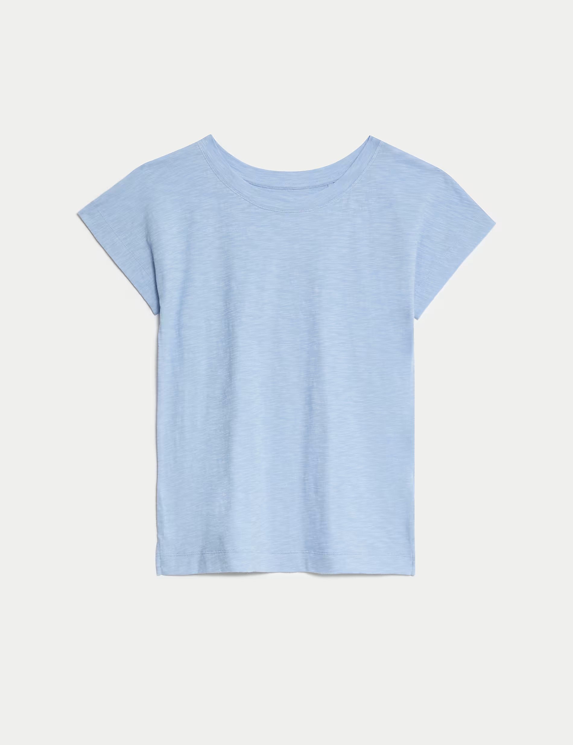 Pure Cotton Everyday Fit Slash Neck T-shirt