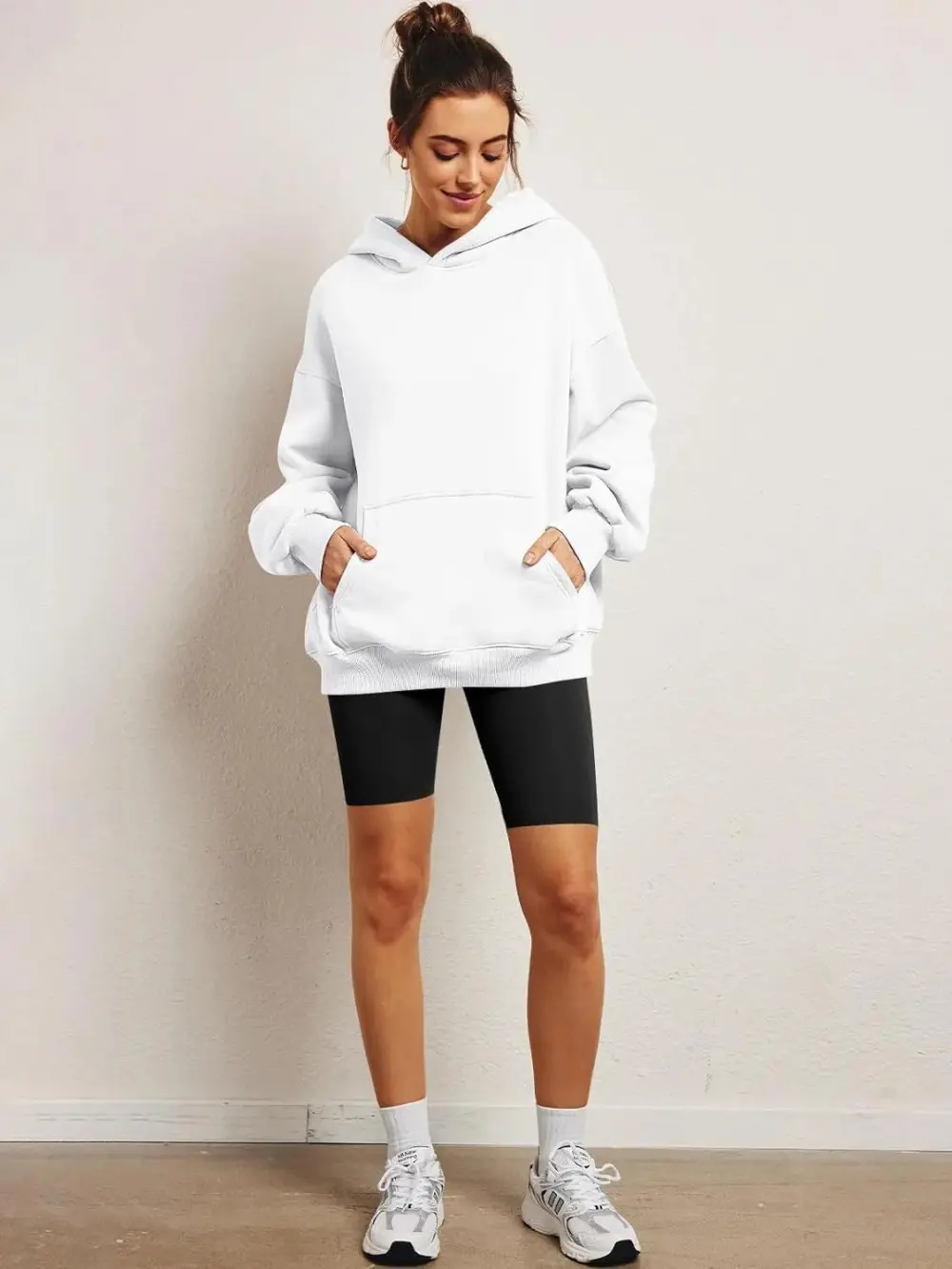 Womens Oversized Hoodies Fleece Sweatshirts Long Sleeve Sweaters Pullover Fall Clothes with Pocket