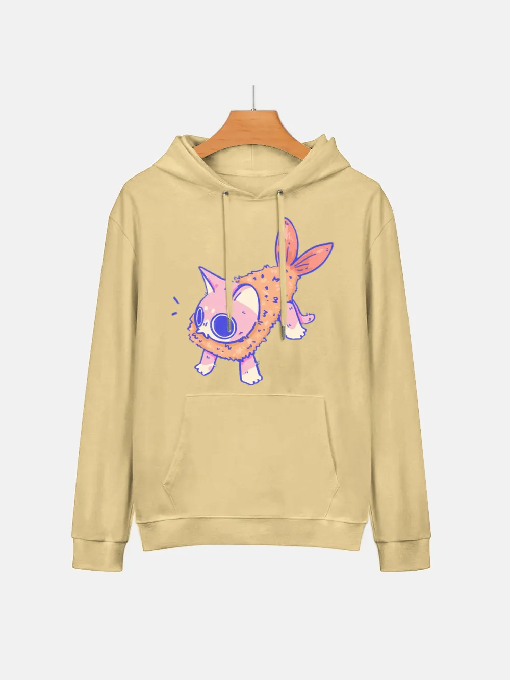 I AM FRIED PATTERN HOODIE