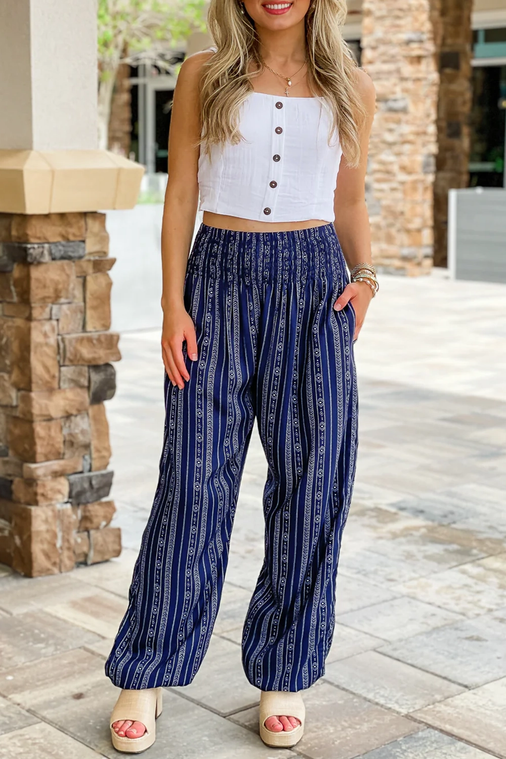 Dark blue vintage trousers