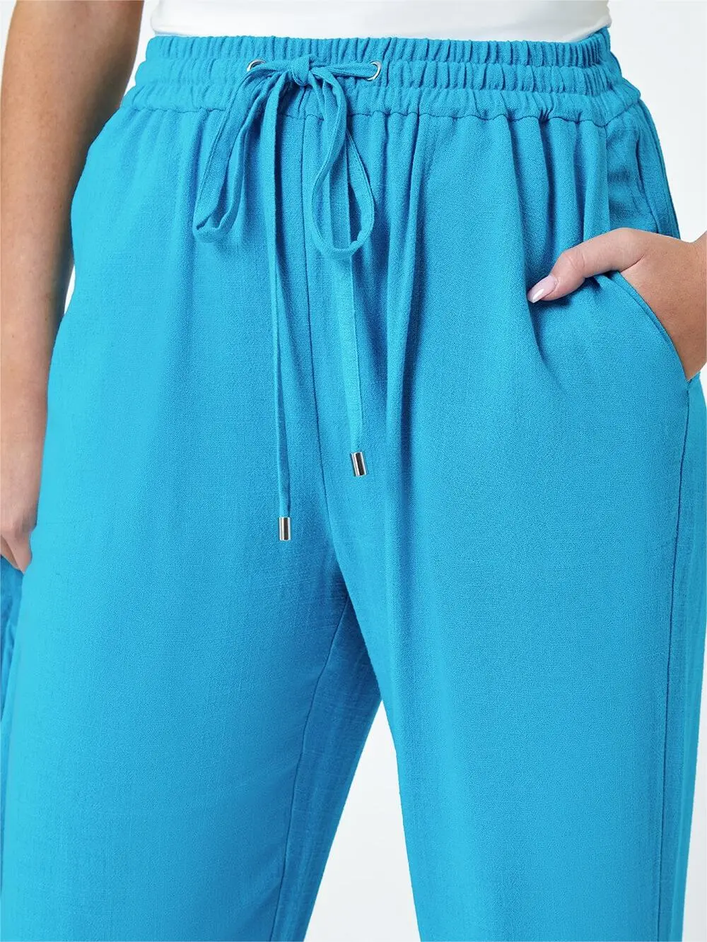 Comfortable blue sweatpants