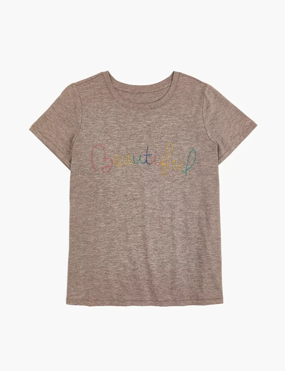 Modern Beautiful Embroidered Graphic Tee