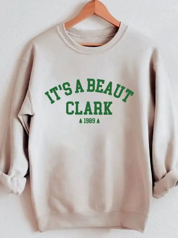 Women's It's a Beaut Clark Christmas Print Sweatshirt